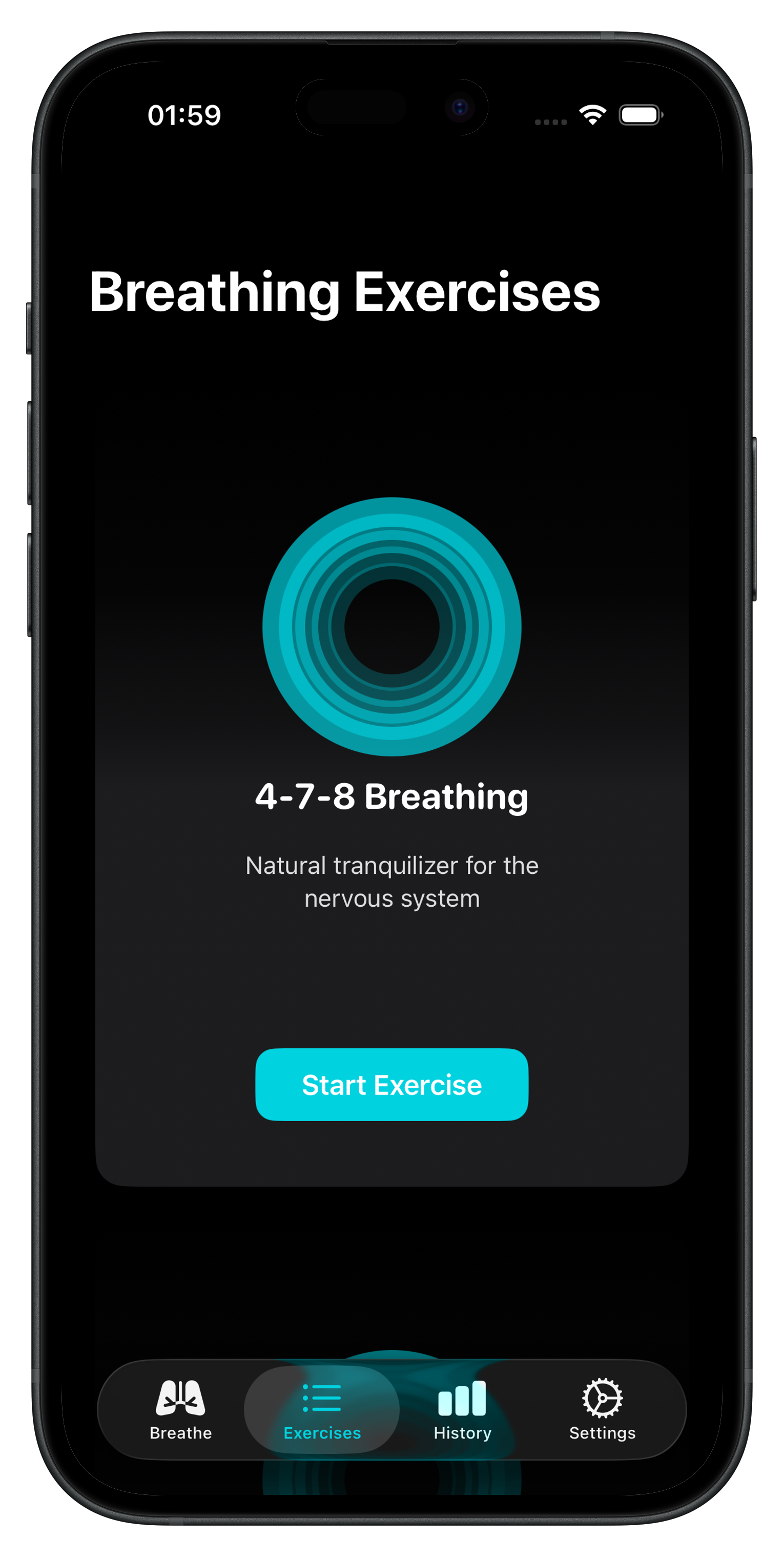 CalmBreath Exercises